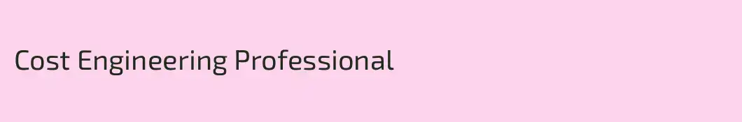 Cost Engineering Professional